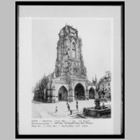 Blick von NW, Aufn. vor 1889 vor Fertigstellung des Turms, Foto Marburg.jpg